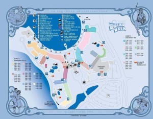 Disney's Boardwalk Inn Map