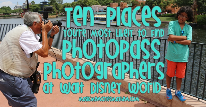 Where to Find PhotoPass Photographers at Walt Disney World