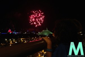 Fireworks from Disney's Contemporary Resort