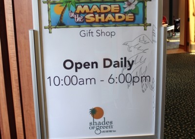 Gift Shops at Shades of Green at Walt Disney World