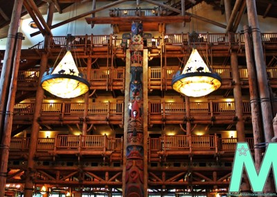 Lobby at Disney's Wilderness Lodge