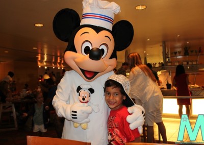 Mickey Mouse at Chef Mickey's