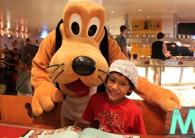 Pluto at Chef Mickey's