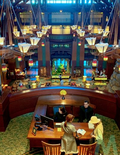 Disney's Grand Californian Hotel Lobby with Magic, Memories, Mayhem