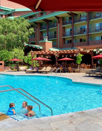 Disney's Grand Californian Hotel Pool with Magic, Memories, Mayhem