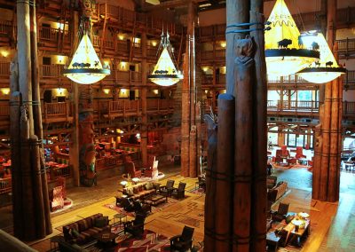 Lobby at Wilderness Lodge Resort with Magic, Memories, Mayhem