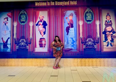 The Disneyland Hotel Lobby with Magic, Memories, Mayhem