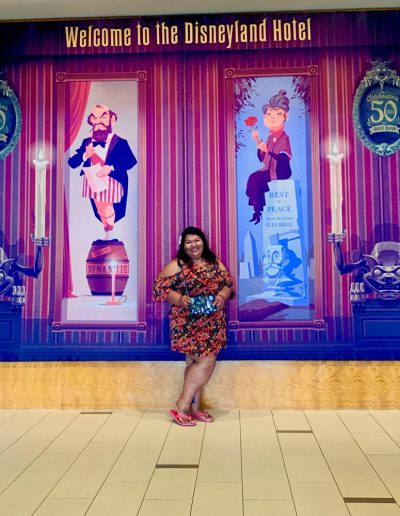 The Disneyland Hotel Lobby with Magic, Memories, Mayhem