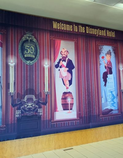 The Disneyland Hotel Lobby with Magic, Memories, Mayhem