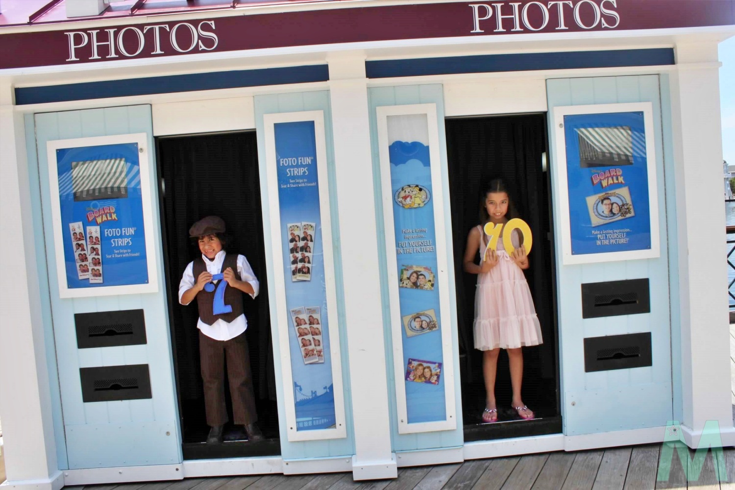 Boardwalk Photo Booth PhotoPass with Magic, Memories, Mayhem