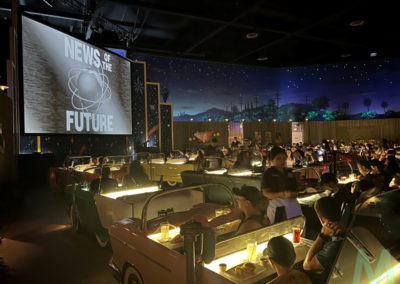 Sci-Fi Dine-In Theater with Magic, Memories, Mayhem