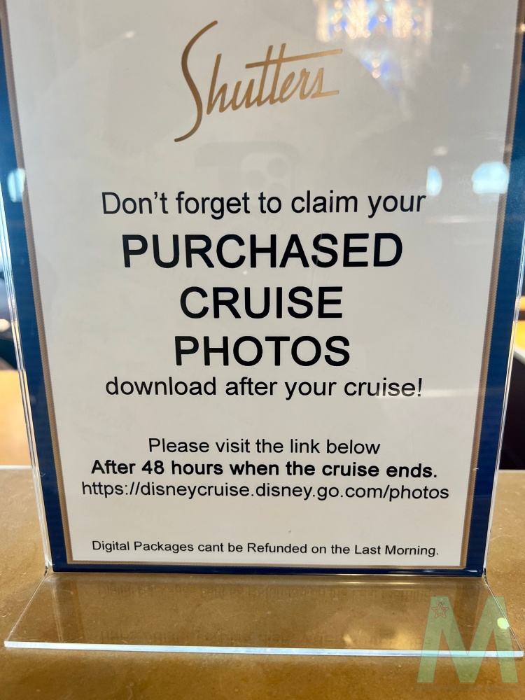 Shutters Disney Cruise Line Photo Package