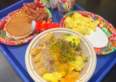 Breakfast at End Zone Food Court at Disney's All Star Sports