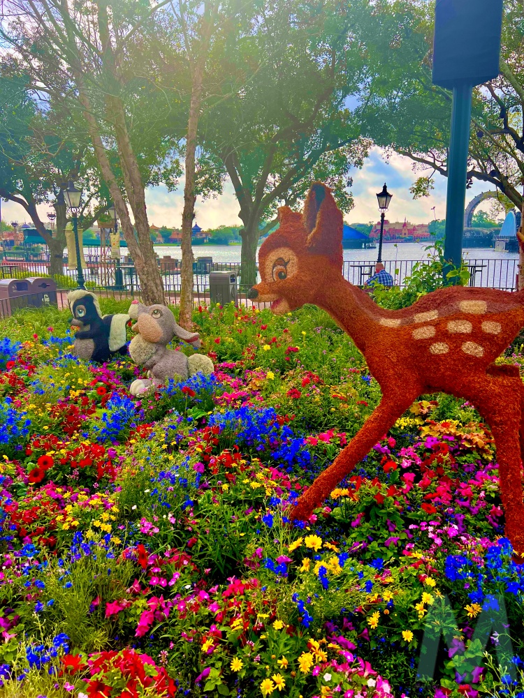 Bambi Topiary Flower and Garden with Magic, Memories, Mayhem