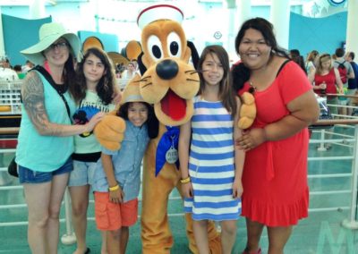 Disney Cruise Line Terminal with Pluto