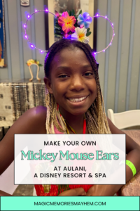 Disney Aulani Activities: Create Your Own Custom Mickey Ears in Hawaii
